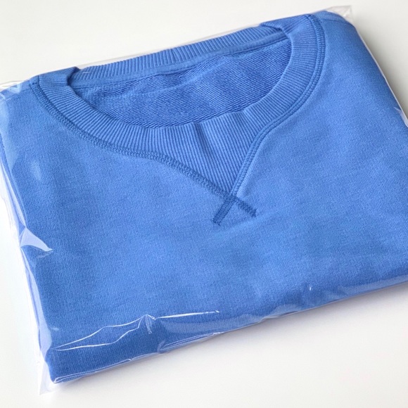 2/$50 Ivy Park Blue Sweatshirt with Roll Sleeves - Picture 9 of 10